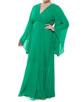 Meghan Fabulous Plus Sunset Maxi Dress