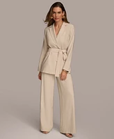 Donna Karan Women's Unstructured Belted Blazer