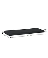 WestinTrends Water Repellent Outdoor Patio Bench Seat Cushion, 43" x 18"