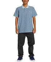 Quiksilver Men's Dna Cotton Mixed-Stripe Polo Shirt