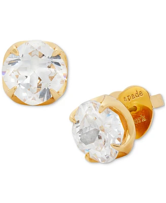 Kate Spade New York Gold-Tone Cubic Zirconia Flower Stud Earrings