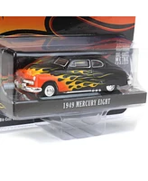 Greenlight Collectibles 1/64 Eight 2-Door Coupe, Black with Flames Hobby Exclusive