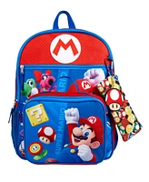 Super Mario Boy's 5 Pc Backpack Set