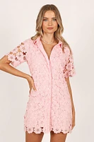 Petal and Pup Women's Tallie Button Up Mini Dress