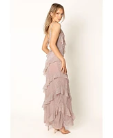 Women's Petal and Pup Ciao Ruffles Maxi Dress