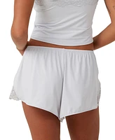 Cotton On Women's Soft Lounge Lace Trim Pajama Short