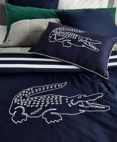 Lacoste Home Big Croc Decorative Pillow, 16" x 24"