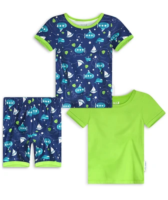 Max & Olivia Baby Boys Three Piece Snug Fit Pajama Set