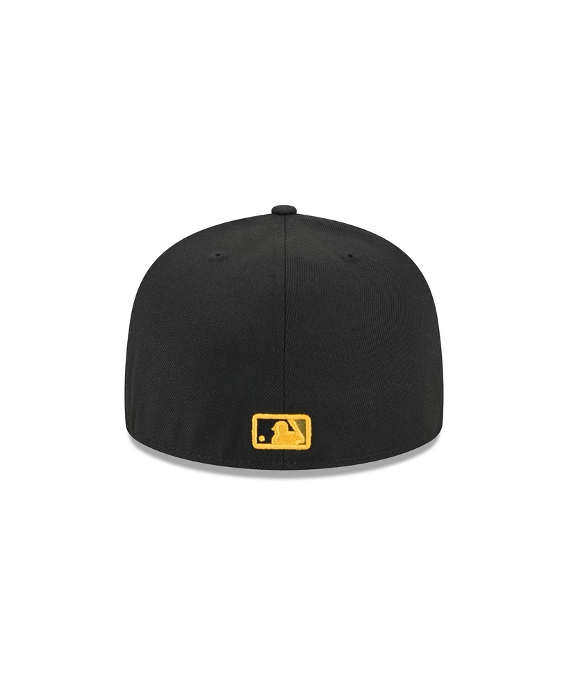 New Era Men's Black Pittsburgh Pirates 2024 Armed Forces Day On-Field 59FIFTY Fitted Hat