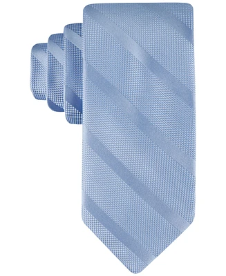 Tommy Hilfiger Men's Solid Textured Stripe Tie