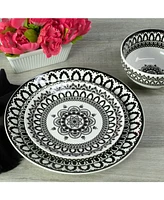 Bia Cordon Bleu Arabesque 12-Piece Dinnerware Set, Service for 4