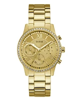 Guess Women's Multi-function Gold Tone Stainless Steel Watch 40 mm