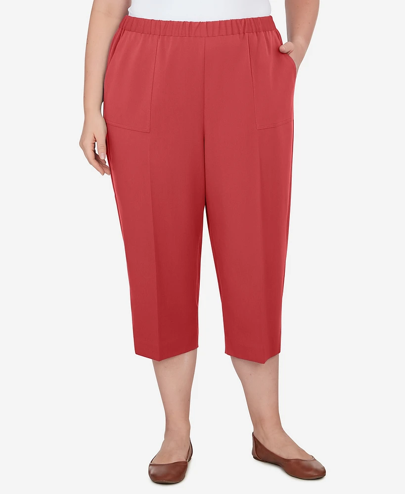 Alfred Dunner Plus Sedona Sky Capri Pant