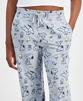 Love Tribe Juniors' Snoopy Drawstring Lounge Pants