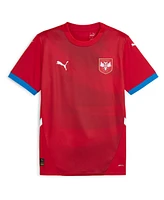 Puma Men's Red Serbia National Team 2024 Home Replica Jersey