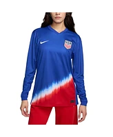 Nike Women's Blue Usmnt 2024 Away Replica Long Sleeve Jersey