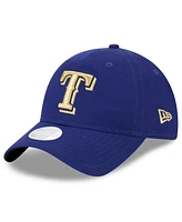 New Era Women's Royal Texas Rangers 2024 Gold Collection 9TWENTY Adjustable Hat