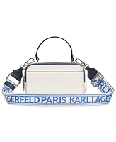 Karl Lagerfeld Paris Simone Karl Leather Small Camera Crossbody