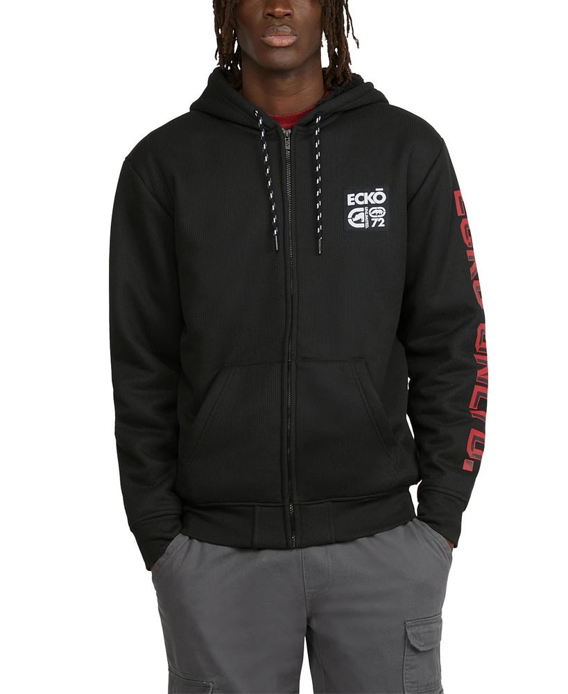 Ecko Men's Dimensional Thermal Sherpa Hoodie