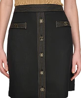 Karl Lagerfeld Women's Trapunto-Stitch Mini Skirt