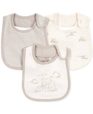 Carter's Baby Cotton Teething Bibs, Pack of 3