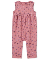 Carter's Baby Girls Floral Cotton Jumpsuit