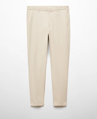 Mango Men's Solotex Slim-Fit Pants