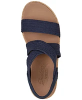 Skechers Women's Beverlee - Love Stays Wedge Sandals from Finish Line Nvy