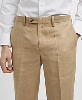 Mango Men's 100% Linen Suit Trousers