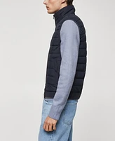 Mango Men's Ultralight Water-Repellent Quilted Vest