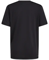 adidas Big Boys Aeroready Short-Sleeve Football Logo Graphic Sport T-Shirt