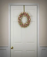 National Tree Company 18 Spring Pink Floral Wreath