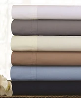 Tribeca Living 300 Thread Count Cotton Percale Extra Deep Pocket Full Sheet Set