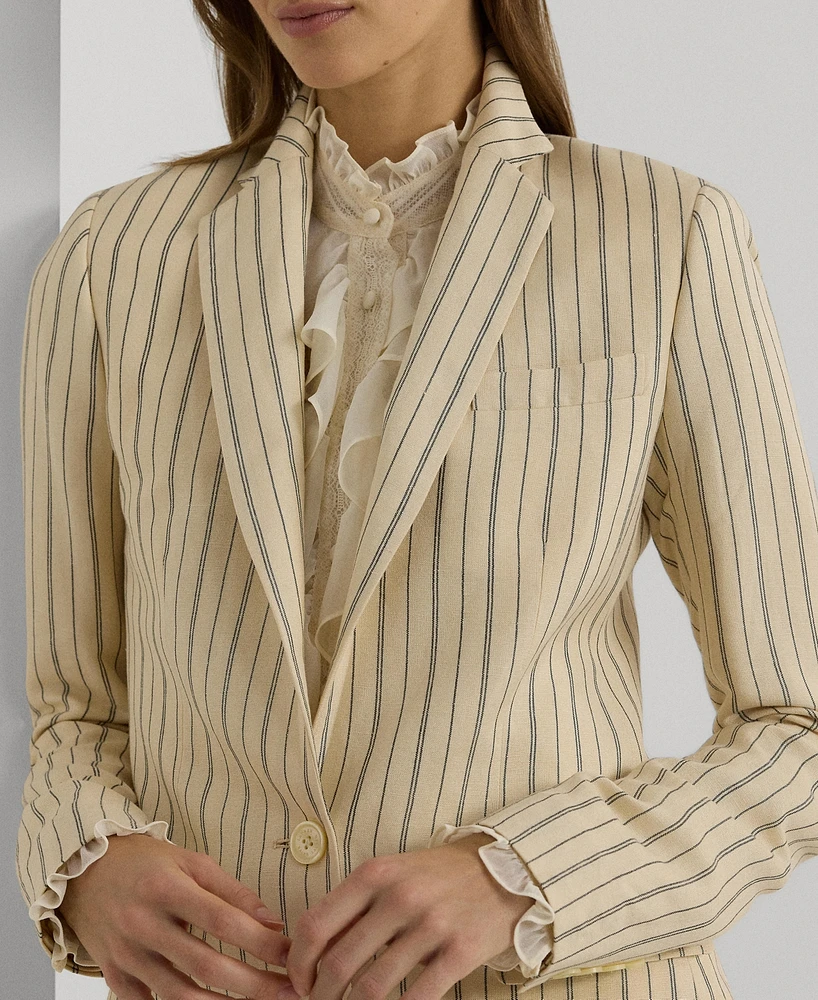 Lauren Ralph Women's Pinstriped Blazer