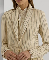 Lauren Ralph Women's Pinstriped Blazer