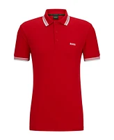 Boss by Hugo Men's Contrast Logo Paddy Polo