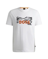 Boss by Hugo Men's Logo Artwork Regular-Fit T-Shirt