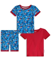 Max & Olivia Baby Boys Three Piece Snug Fit Pajama Set