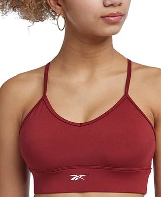 Reebok Women's Workout Ready Logo Graphic Sports Bra