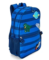 InMocean Boy's Zipper Mouth Backpack Headphone Lunch Set