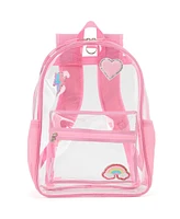 InMocean Girl's Unicorn Dreams Clear Backpack Set