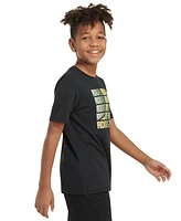 adidas Big Boys Warp Wall Graphic T-Shirt