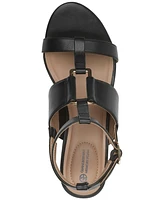 Giani Bernini Women's Christaa Memory Foam Strappy Wedge Sandals, Created for Macy's