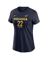 Nike Unisex Caitlin Clark Navy Indiana Fever 2024 Wnba Draft Explorer Edition Player Name Number T-Shirt