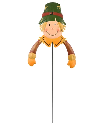 National Tree Company 24" Scarecrow Boy Garden Stake Outdoor Decoration, Autumn Collection