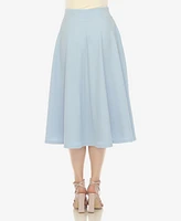 Women's Flared Skirt with Pockets