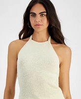 Guess Women's Havana Sleeveless Halter Sweater