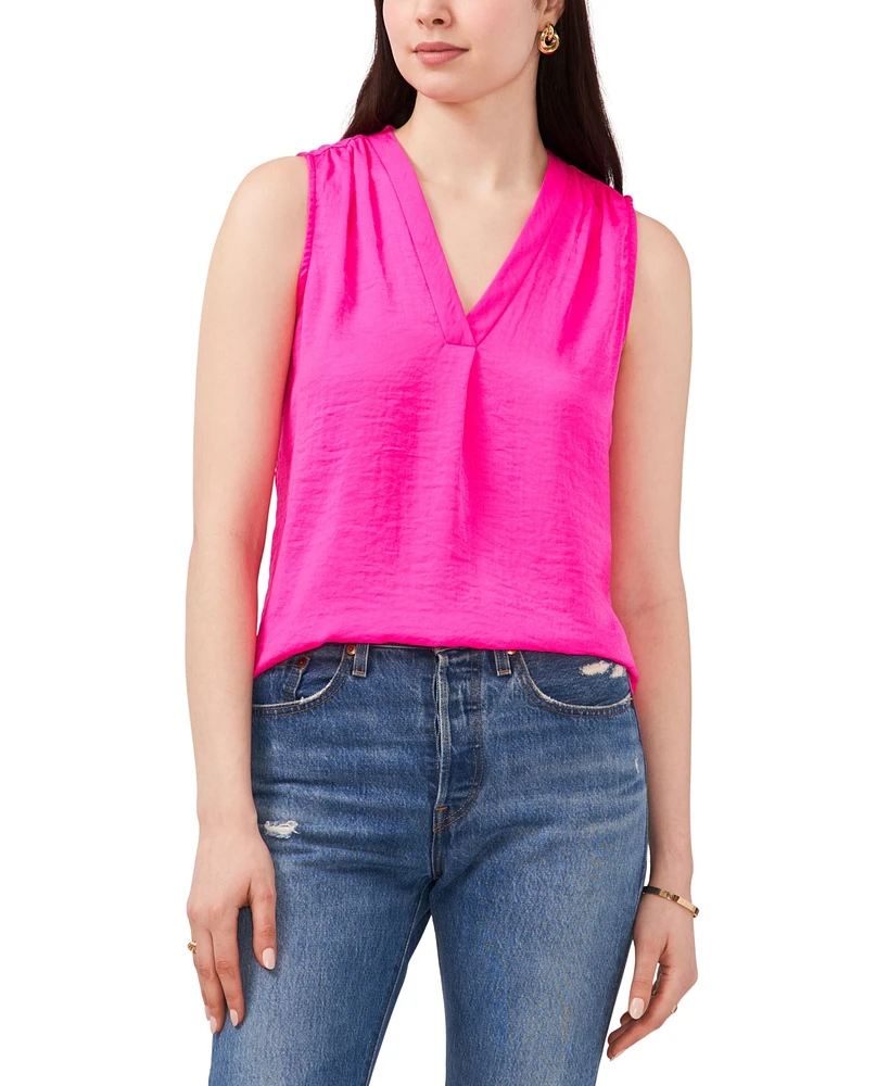 Vince Camuto Women's V-Neck Sleeveless Top