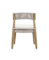 Tov Furniture 2 Pcs Outdoor Dining Chair