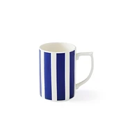 Spode Blue Italian Steccato Bold Stripe Mugs, Set of 4